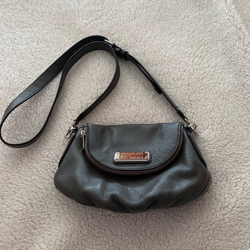 Marc by Marc Jacobs Dark Brown Leather Crossbody Bag